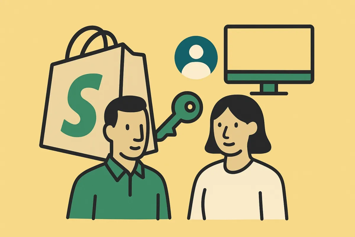 Come dare un accesso collaboratore su Shopify