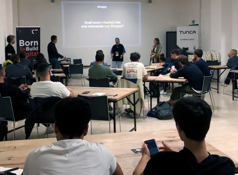 Shopify Meetup Bologna 2022: il materiale